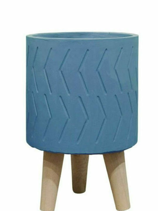 Marhome Pot Blue 16x16x23.5cm