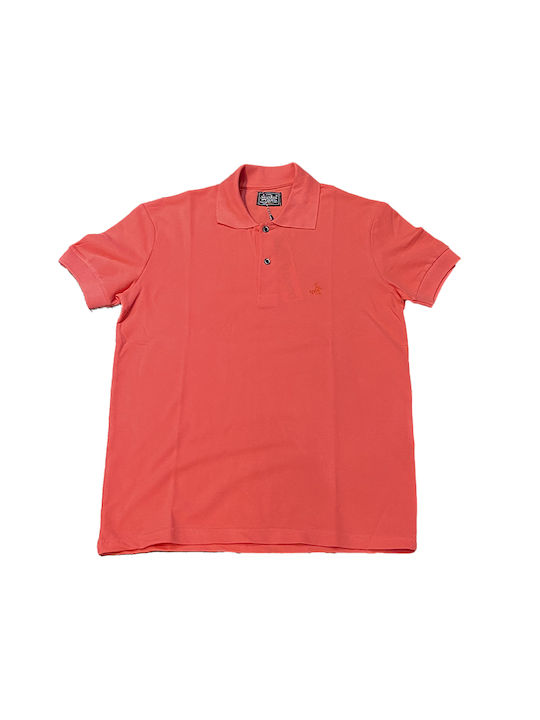 Paco & Co Men's Short Sleeve Blouse Polo Red