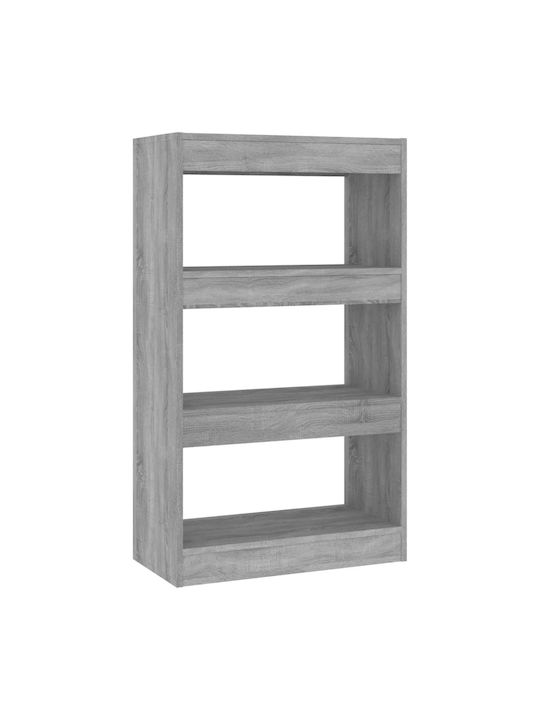 Shelving Unit Floor Gray 60x30x103cm