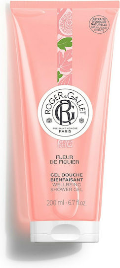 Roger & Gallet Fleur De Figuier Relaxing Αφρόλουτρο σε Gel με Βούτυρο Καριτέ & Άρωμα Εσπεριδοειδή 200ml