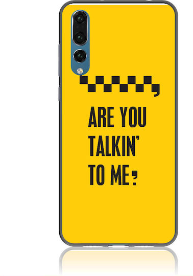 Are You Talking To Me? Back Cover Silicone Yellow (Huawei P20 Pro)