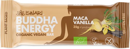 Iswari Organic Energy Bar with Nuts Maca & Vanilla 35g