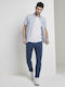 Παντελόνι Chino Ελαστικό σε Slim Εφαρμογή Navy Μπλε