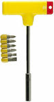 Ταφ Screwdriver with 6 Interchangeable Tips