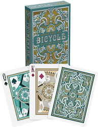 Bicycle Promenade Plasticized Collectable Card Deck Green