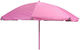 TnS Umbrelă Plajă Diametru 2m cu Protecție UV Roz