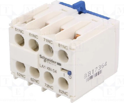 Schneider Electric Contact auxiliar Comutator Industrial LA1KN04