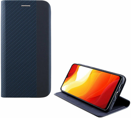 Idol 1991 Elite Anti-RFID Книга Изкуствена кожа Син (Xiaomi Mi 10 Lite)