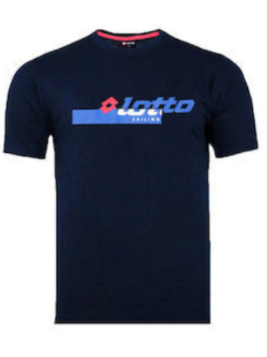 Lotto Men's Short Sleeve T-shirt Navy Blue