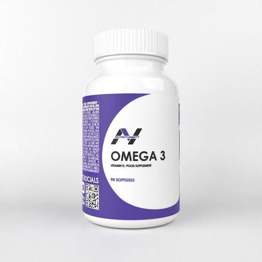Nutriyummy Omega-3 Fish Oil Ιχθυέλαιο 1000mg 90 μαλακές κάψουλες