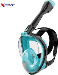 XDive Crystal Diving Mask Silicone Full Face Bl...
