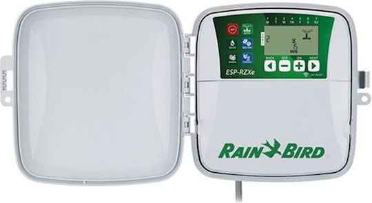 Rainbird ESP-RZXe8 LNK WiFi Ready Προγραμματιστής Ποτίσματος Πίνακα Ρεύματος 8 Στάσεων