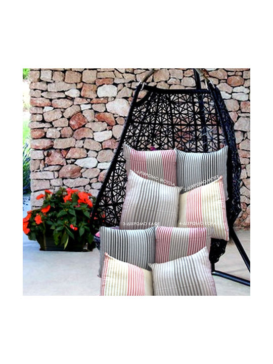 Palatex Mykonos Two-tone Coral Decorative Pillo...