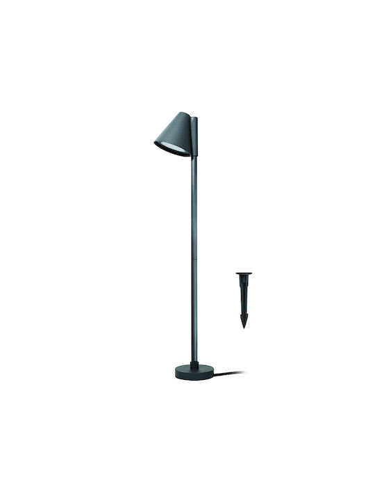 Aca Outdoor Floor Lamp Beitrag IP65 for GU10 Bulb Gray