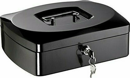 Alco Kassenschrank mit Schloss 8420 Schwarz
