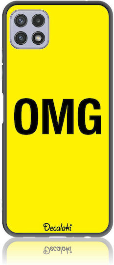 OMG Back Cover Silicon Galben (Galaxy A22 5G)