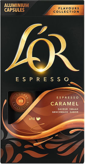 L'Or Κάψουλες Espresso Καραμέλα Συμβατές με Μηχανή Nespresso 10caps