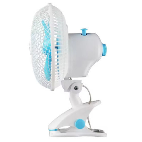 Electric Folding Fan 20W Portable Rotating Fan 18cm 20W with Clip White HJ-200