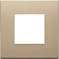 Vimar Eikon Exe Schalterrahmen 1-fach in Gold F...