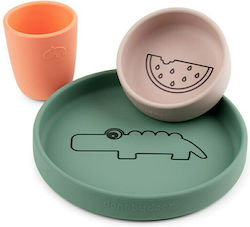 Done by Deer Silicone Feeding Set 2 Pieces