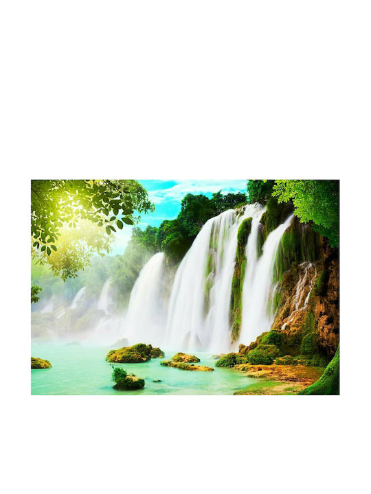 Autocolantă Fototapet de Perete 245x175cm The beauty of nature: Waterfall