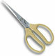 Ars Scissors with Metallic Blade Beige