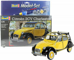 Revell 2CV Static Car Model 1:24 with Glue and Colours 16cm 126pcs