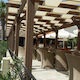 Garden Pergola Made of Wood with Ceiling 400x400cm