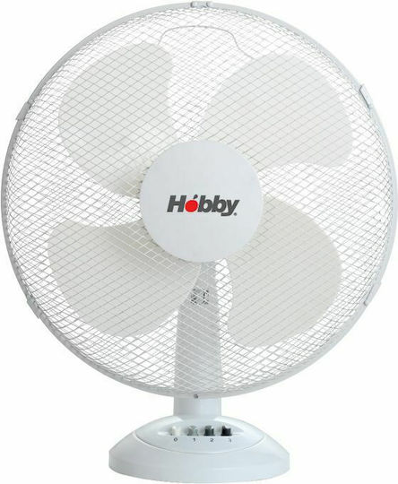 Hobby Hobby Tischgerät Ventilator 50W Lüfterdurchmesser 40cm Weiß