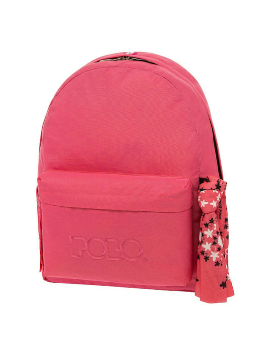 Polo Original Scarf Schulranzen Rucksack Junior High-High School in Fuchsie Farbe 23Es 2023