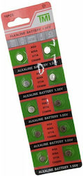 Alkaline Watch Batteries LR66 1.55V 10pcs