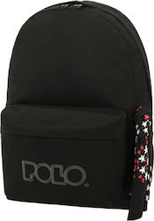 Polo Original Scarf Junior High-High School School Backpack Black
