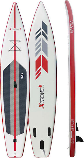 Seaflo Hestia Racer Inflatable SUP Board with Length 3.9m White