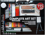 Daler Rowney Complete Art Set Σετ Ζωγραφικής σε Βαλιτσάκι 115τμχ