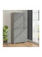 Ușă dublă Dulap de Haine Light Grey 89x50x180cm