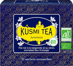 Kusmi Tea Negru Ceai Produs organic Anastasia 20 Pungi 44gr 1buc