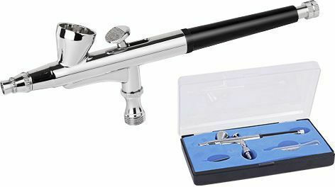 Airbrush AB-131 with 7ml Tank Nozzle 0.2 0.3 and 0.5mm Pressure 2.06bar