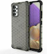 Hurtel Honeycomb Silicone Back Cover Black (Gal...