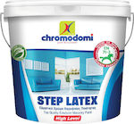 Χρωμοδομή Step Latex Plastic Paint for Interior Use 404 Red 750ml