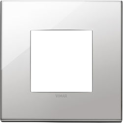 Vimar Eikon Exe Switch Frame 1 Position in Silv...