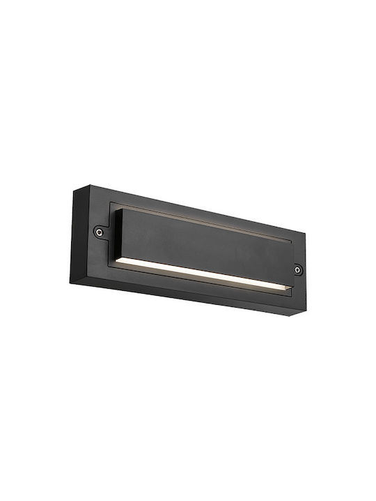 Elmark GRF302 Wall-Mounted Outdoor Ceiling Light LED IP65 6W with Natural White Light 25.5x9εκ.