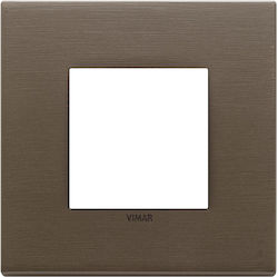 Vimar Eikon Exe Schalterrahmen 1-fach in Bronze...
