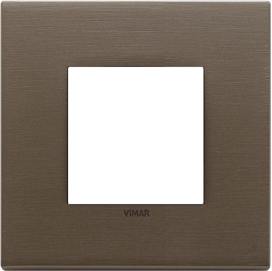 Vimar Eikon Exe Πλαίσιο Διακόπτη 1 Θέσης σε Μπρούτζινο Χρώμα 22642.12