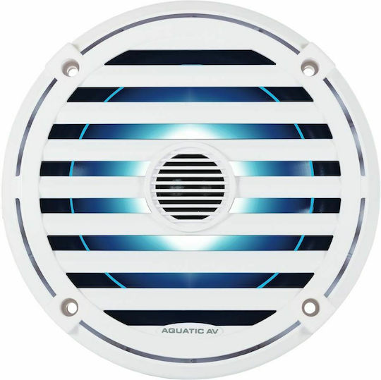 Eval Σετ Ηχεία Σκάφους Elite 6.5 RGB Αδιάβροχα 6.89" με 120W RMS Λευκό