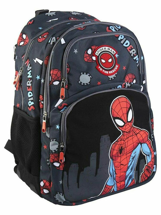 Spiderman School Bag Backpack Elementary, Elementary in Black color