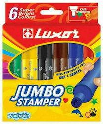 Luxor Jumbo Stamper Set Mit 6 Mehrfarbigen Zeichenstiften Luxor Jumbo Stamper Set Mit 6 Mehrfarbigen Zeichenstiften