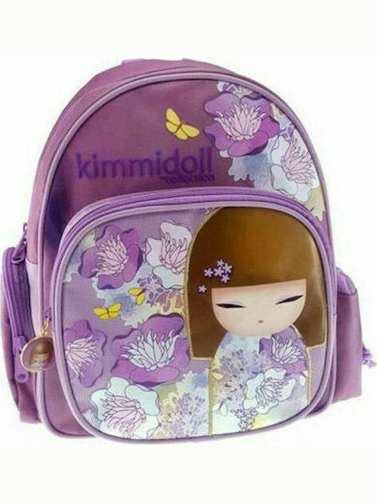 Graffiti Kimmidoll School Bag Backpack Kindergarten in Purple color