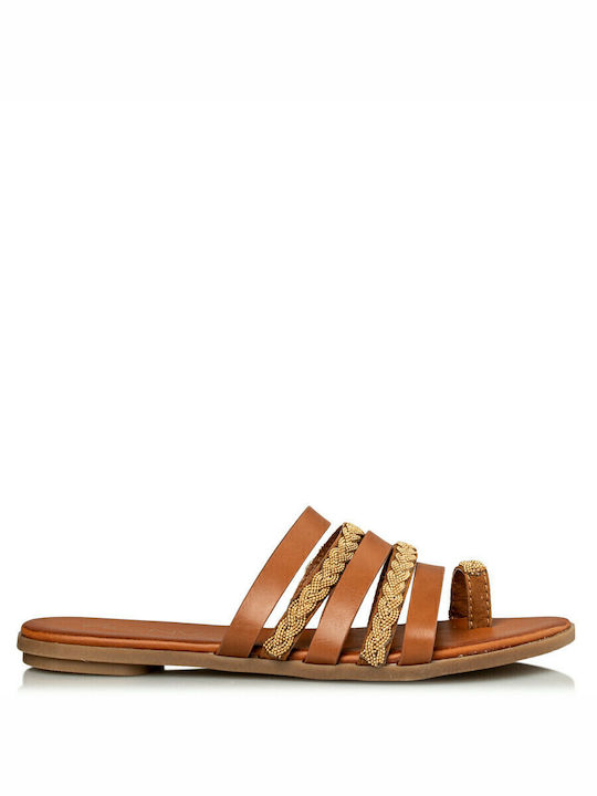 Envie Shoes Women's Flat Sandals In Tabac Brown...