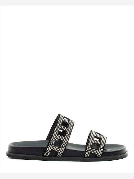 Komis & Komis Women's Flat Sandals in Black Color