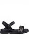 Marco Tozzi Damen Flache Sandalen in Schwarz Farbe